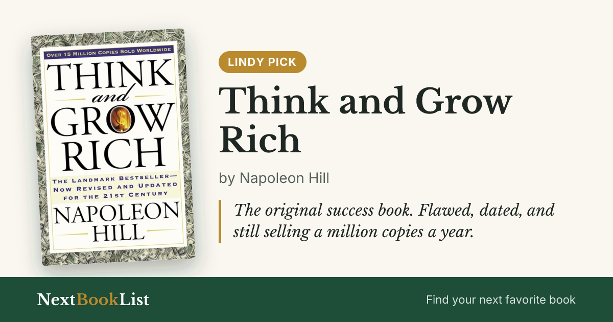 Think and Grow Rich by Napoleon Hill: book review and summary