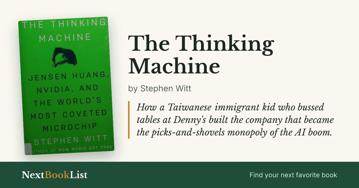 The Thinking Machine by Stephen Witt: book review and summary
