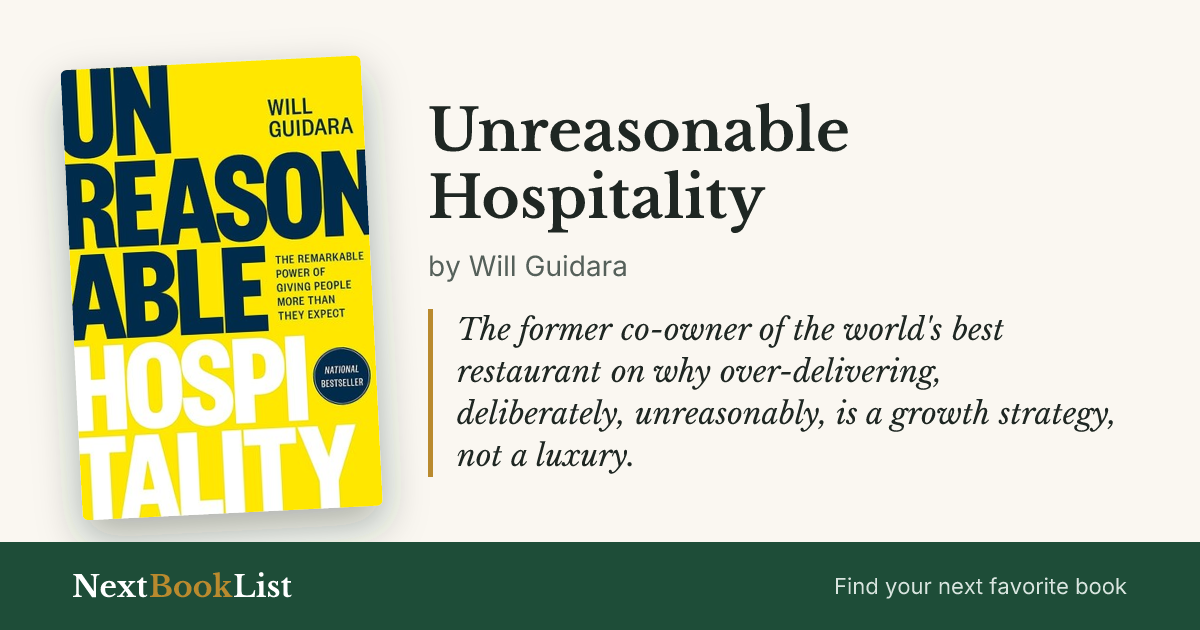 Unreasonable Hospitality by Will Guidara: book review and summary
