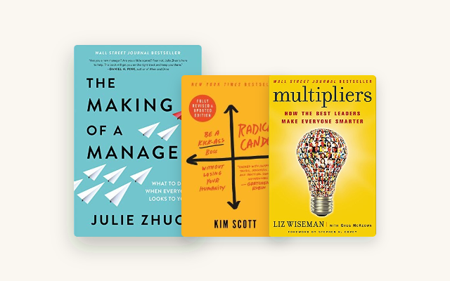Best Books for New Managers: 5 Ranked cover stack