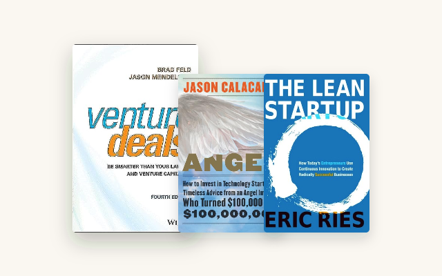 Best Books on Angel Investing and Venture Capital cover stack
