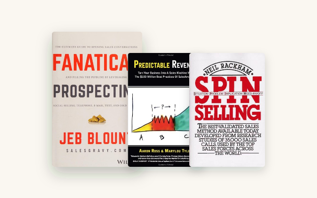 Best Books on Cold Outreach and Sales Prospecting: 4 Ranked cover stack
