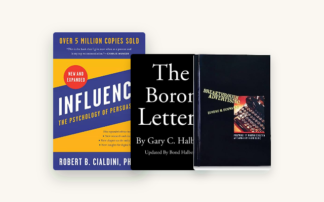 Best Books on Copywriting cover stack