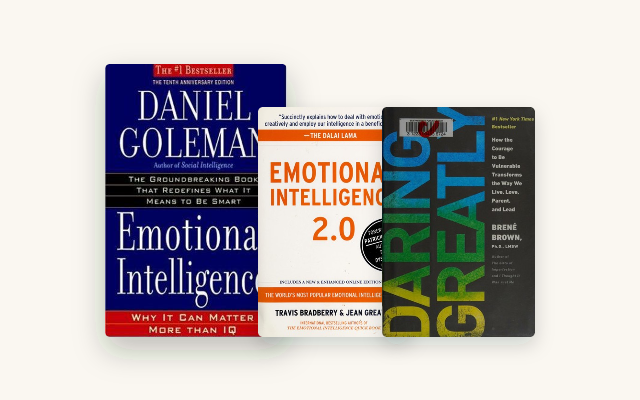 Best Books on Emotional Intelligence: 7 Ranked by What They Build cover stack