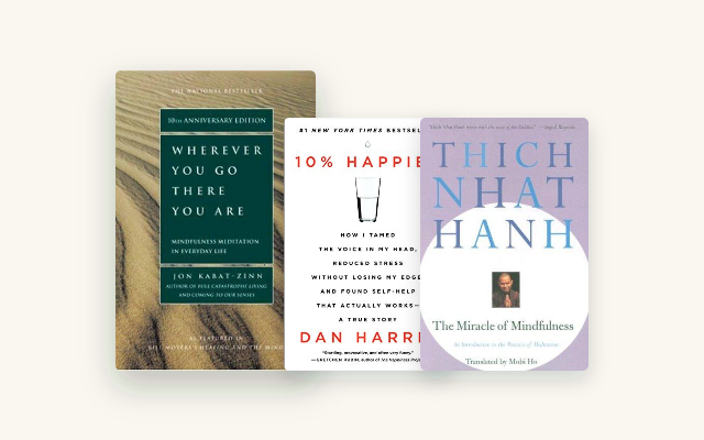 Best Books on Mindfulness and Meditation: 6 Ranked by Entry Point cover stack