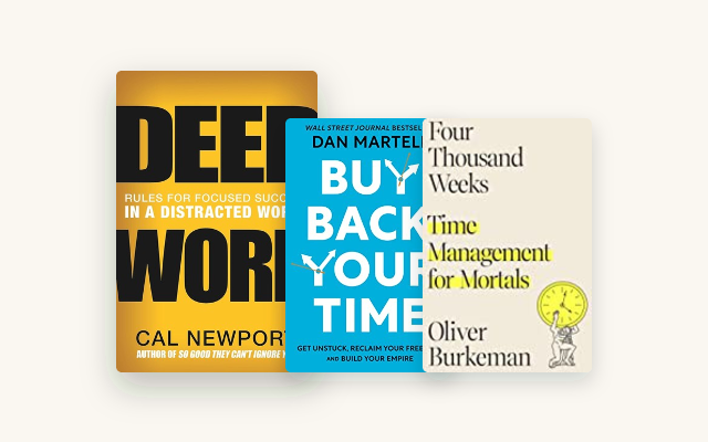 Best Books on Productivity: 10 That Respect Your Finite Time cover stack