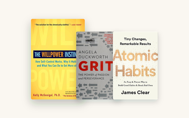 Best Books on Self-Discipline: 9 Ranked by Intensity cover stack