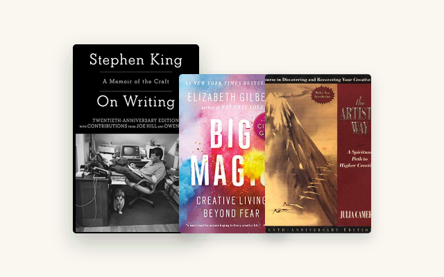 Best Books on Writing and Creativity: 3 Ranked by How Practical vs. Philosophical cover stack