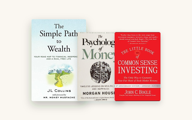 Best Investing Books for Beginners: 8 Picks Ranked cover stack