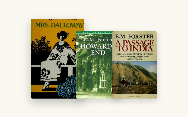 Best Modernist Novels: 8 for Readers Ready to Work a Little cover stack