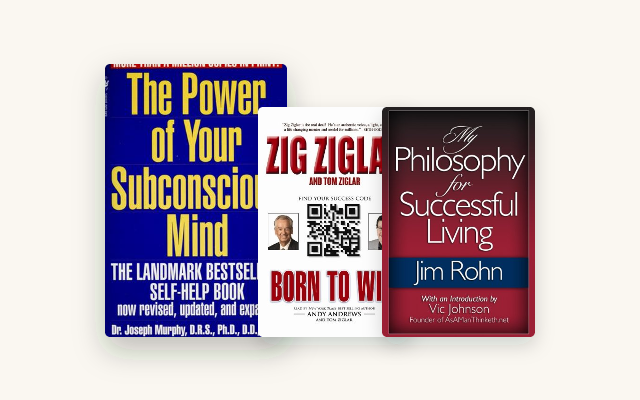 Best Motivational Classics: 6 That Predate the Genre's Fluff cover stack