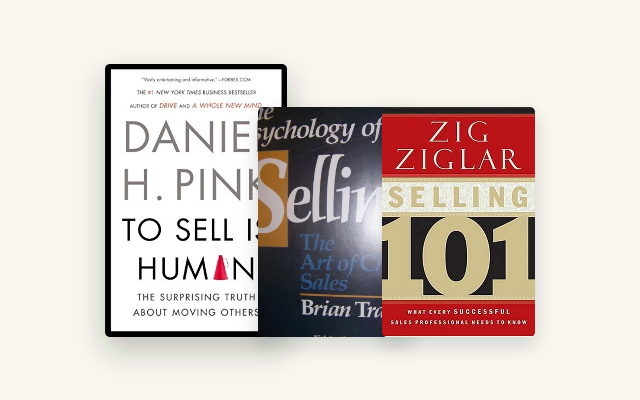 Best Sales Books: 10 That Actually Move People cover stack