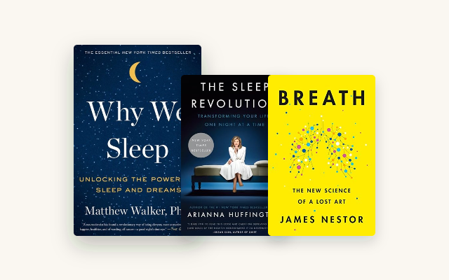 Best Sleep and Recovery Books: 4 Ranked by What's Actually Wrong cover stack