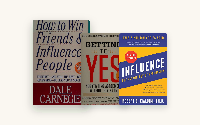Lindy List: 6 Sales & Negotiation Books That Still Close cover stack