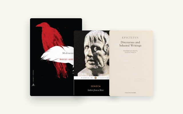 Lindy List: 9 Stoic Books That Stood the Test of Time cover stack