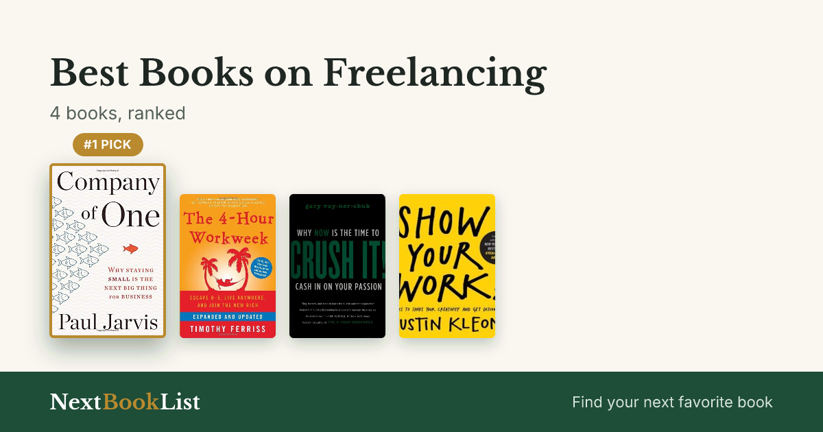 Best Books on Freelancing: ranked list of 4 books